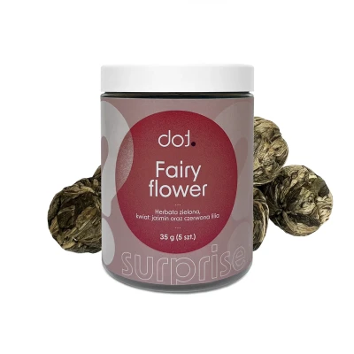 Fairy flower • herbata zielona, kwiat: jaśmin oraz czerwona lilia