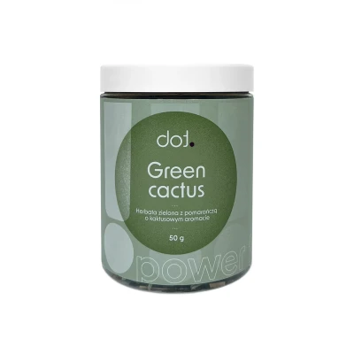 Green cactus • herbata zielona z pomarańczą o kaktusowym aromacie