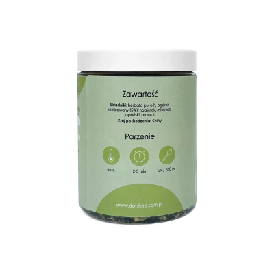 Pu-erh cucumber • herbata czerwona z ogórkiem