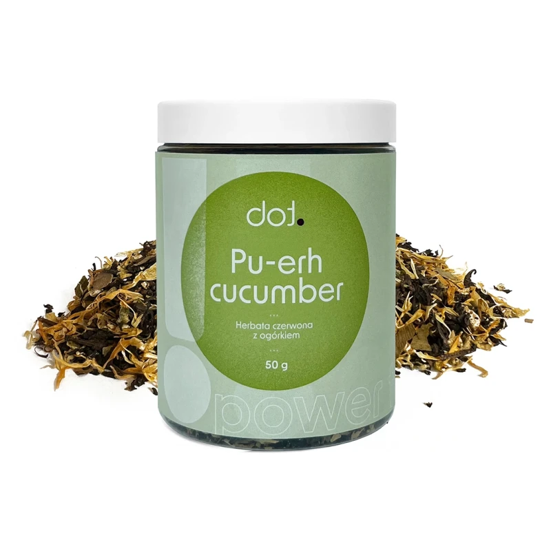 Pu-erh cucumber • herbata czerwona z ogórkiem