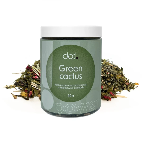Green cactus • herbata zielona z pomarańczą o kaktusowym aromacie