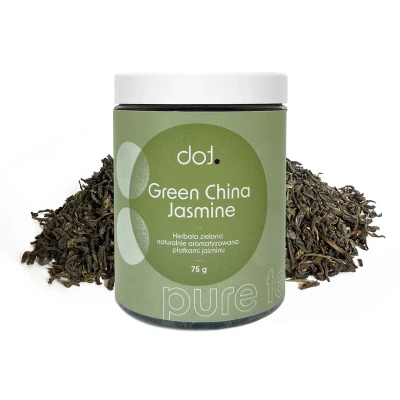 Green China Jasmine • herbata zielona naturalnie aromatyzowana płatkami jaśminu