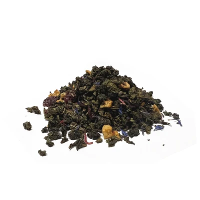 Oolong flower • oolong żurawinowo-jabłkowy z hibiskusem i bławatkiem