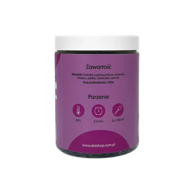 Oolong flower • oolong żurawinowo-jabłkowy z hibiskusem i bławatkiem