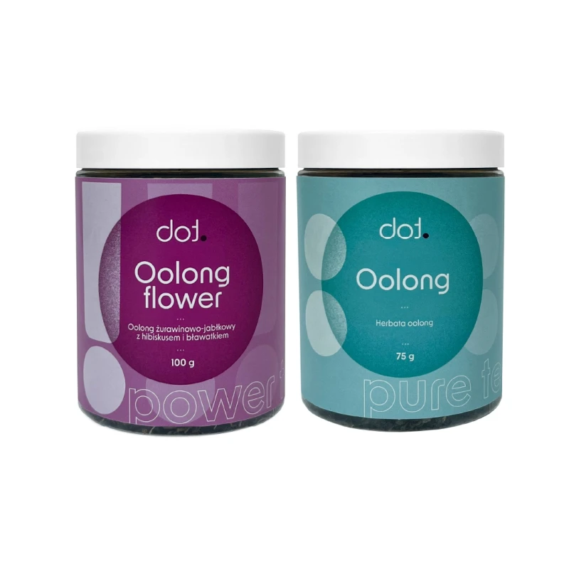 Zestaw herbat liściastych oolong