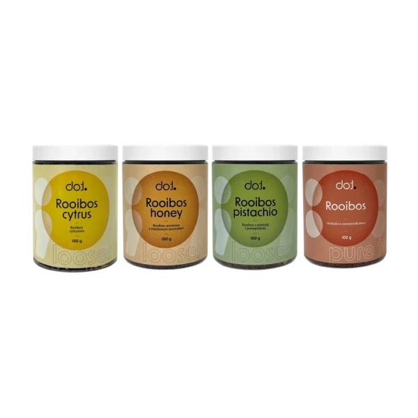Zestaw herbat liściastych rooibos
