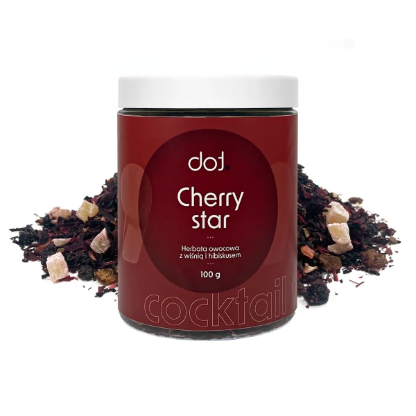 Cherry star • herbata owocowa z wiśnią i hibiskusem
