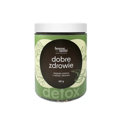 Dobre zdrowie • herbata liściasta zielona z wiśnią i aloesem